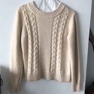 Joie cream merlino wool sweater